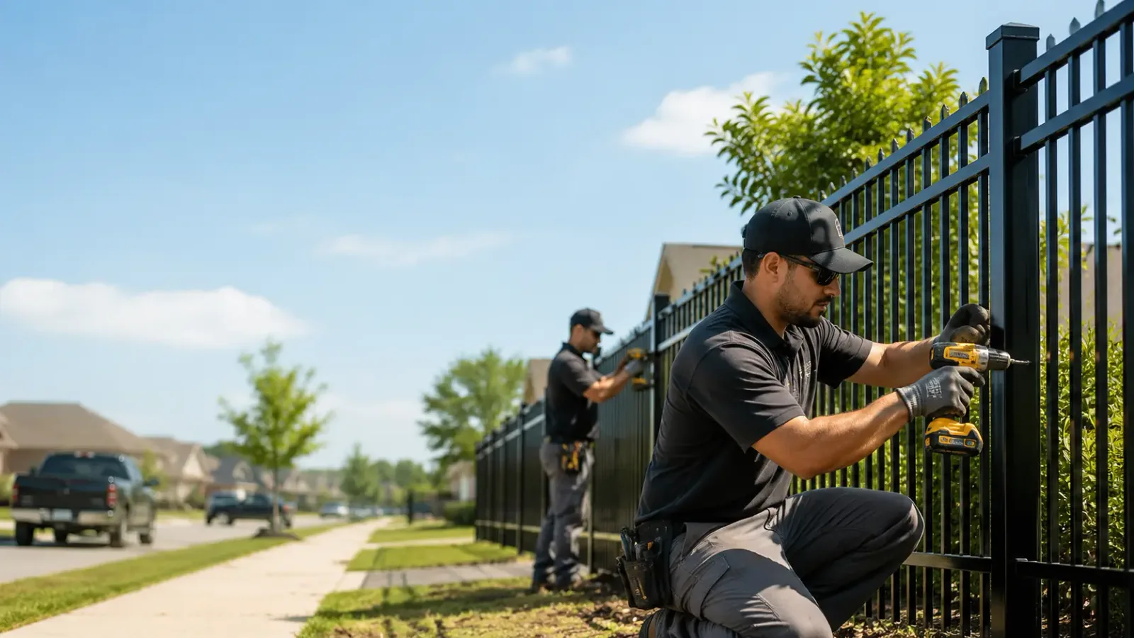 Metal Fence Installation in Barbeau, MI